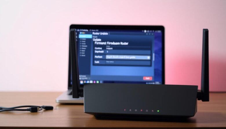 Router firmware upgrade